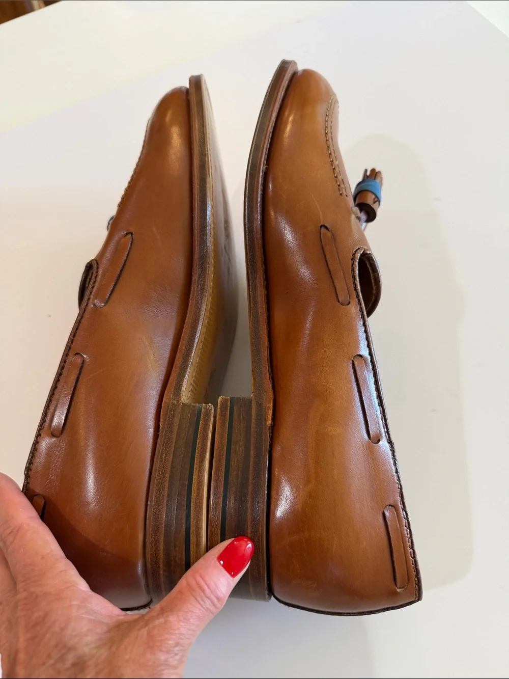 Alden Todd Snyder Tassel Loafers Chestnut Brown Sz 10.5. Bag7 See Pic